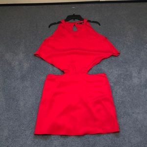 Boulee red mini dress